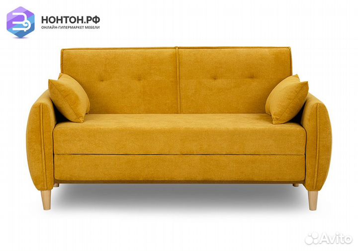 Диван еврокнижка Анита желтый