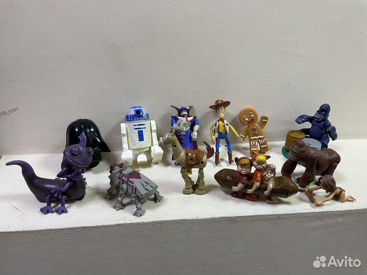 Кунг фу панда игрушки макдональдс разные