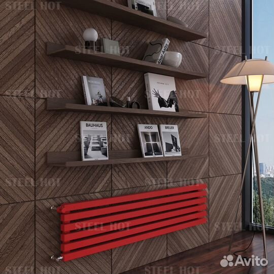 Вертикальный дизайнерский радиатор Steel-Hot от пр