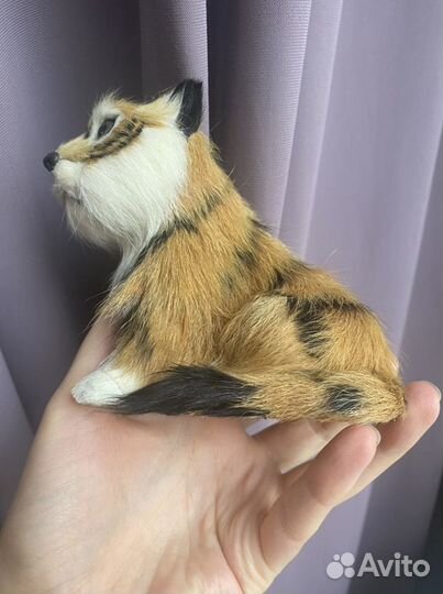 Тигр фигурка натуральная кожа