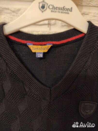 Жилетка для мальчика школьная 128