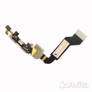 Шлейф для iPhone 4S + разъем зарядки + микрофон