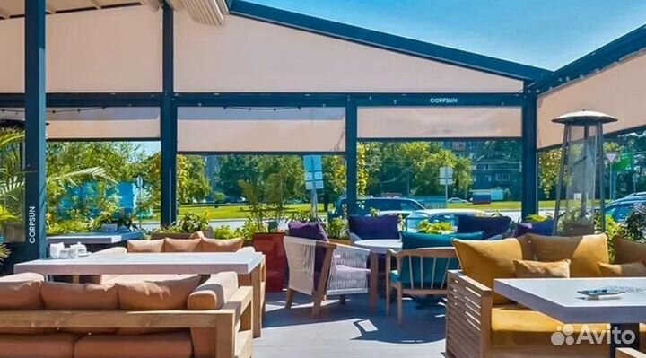 Маркиза / маркизы для террасы / Тент маркиза