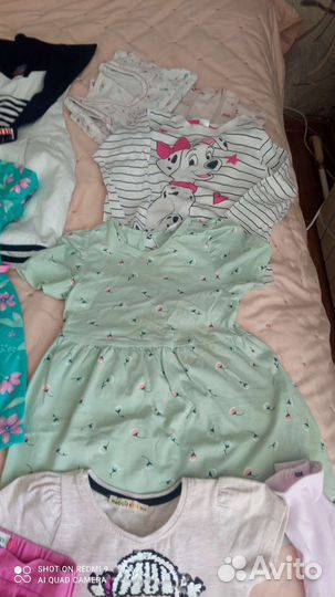 Вещи пакетом для девочки 98 104