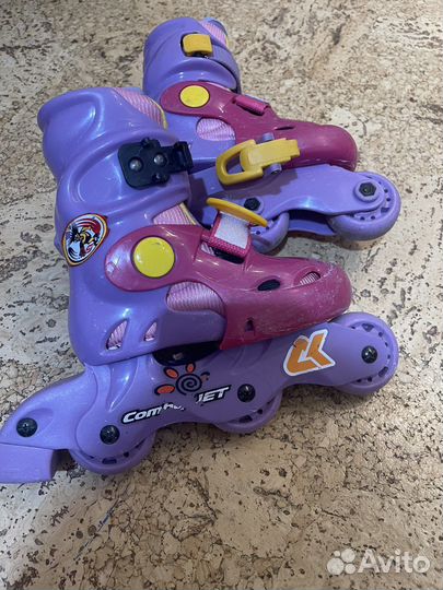 Роликовые коньки детские 23-26 размер