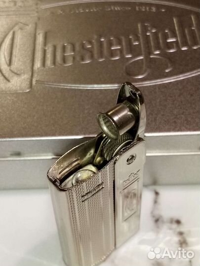 Подарочная бензин зажигалка imco в метал шкатулке