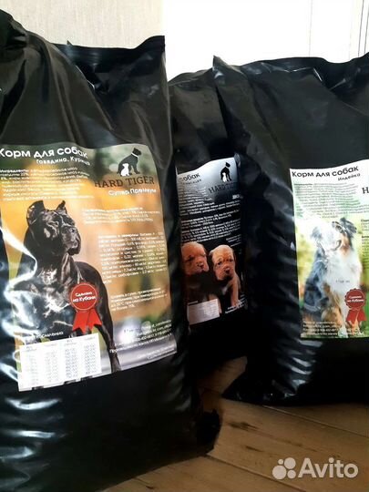 Hard tiger сухой корм для собак 3кг и 10кг