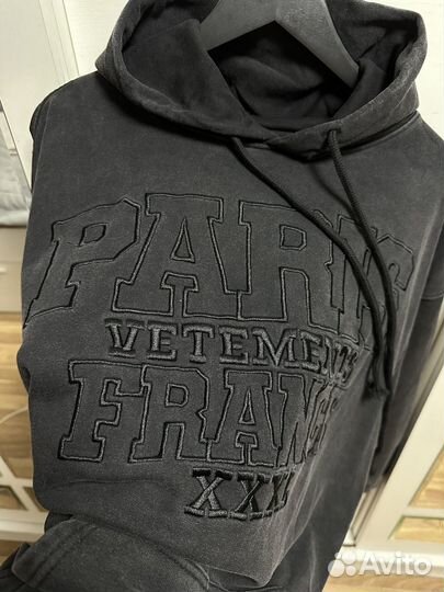 Худи Vetements Paris oversize (унисекс)