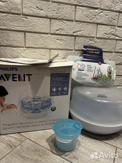 Стерилизатор avent, сушка, дозатор для смеси