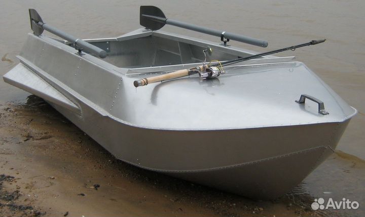 Лодка Романтика-Н 3 м., алюминиевая,с булями,новая