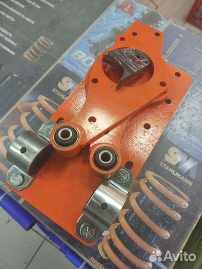 Независимое крепление (отвязка) перед моста Нива