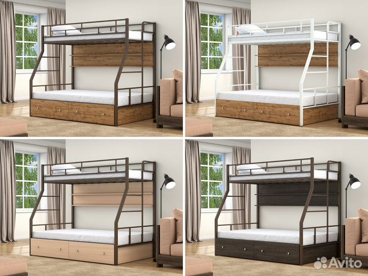 Двухъярусная детская кровать