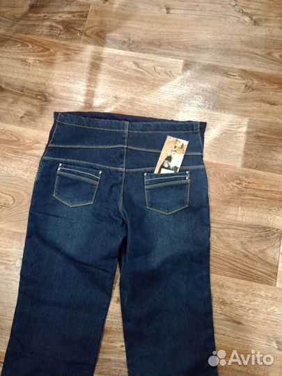 Джинсы утепленные для беременных 52-54