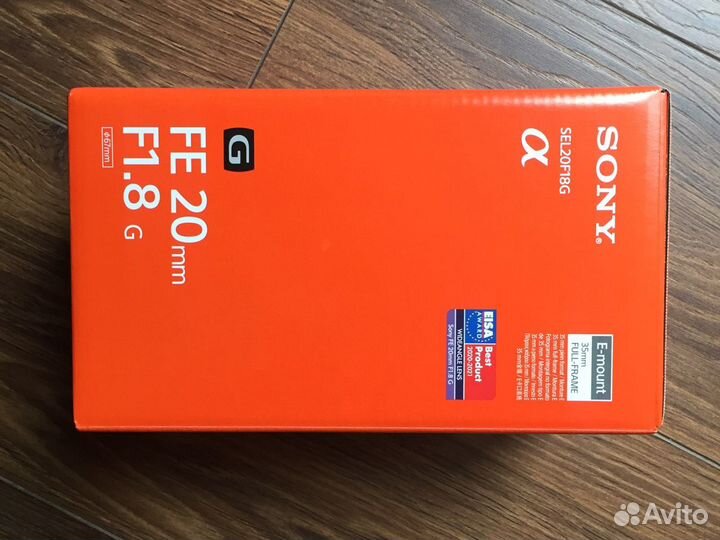 Sony FE 20mm f/1.8 G Новые-Гарантия