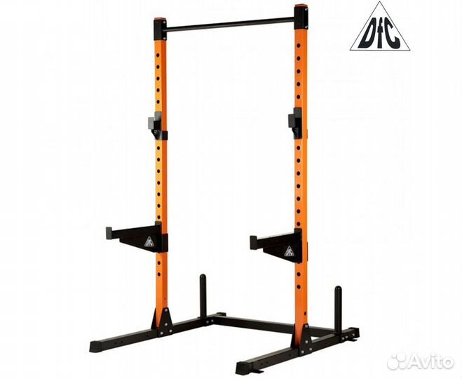 Стойка для штанги DFC черный/оранж. (два короба)