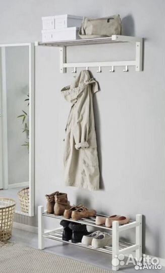 Полка настенная IKEA белая