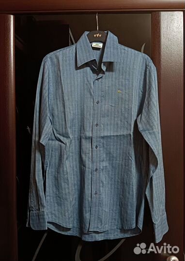 Lacoste льняная рубашка 48р