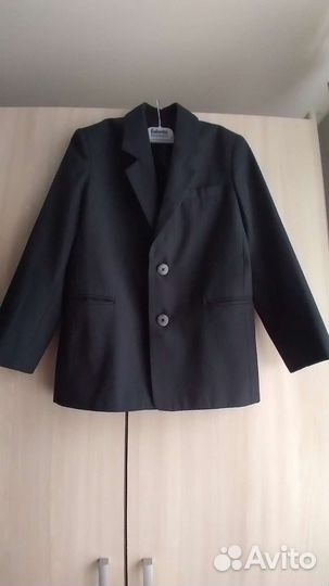 Пиджак школьный для мальчика 134