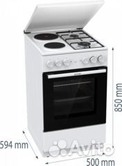 Комбинированная плита Gorenje GK5A12WG