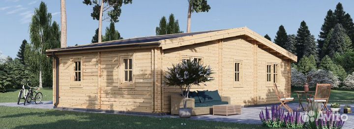 Дом из бруса филипп 44 10,5x6