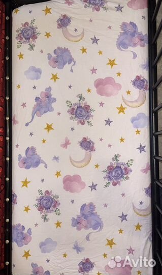 Простынь на резинке 120 60 бу