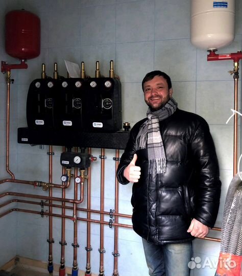 Монтаж отопления, водоснабжения. Сантехник