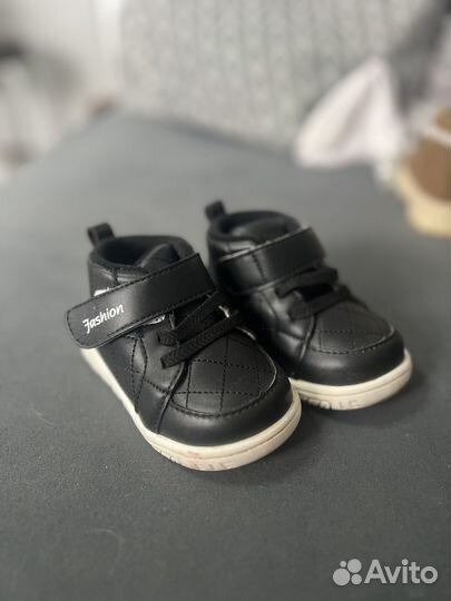 Ботинки демисезонные на байке 12 см стелька