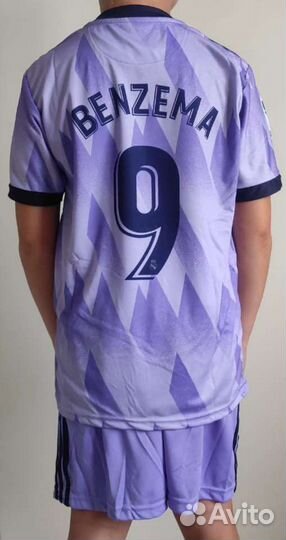 Детская Футбольная форма Реал Мадрид Бензема