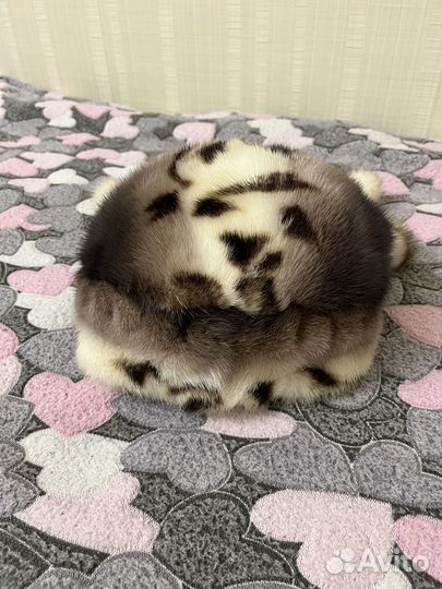 Шапка норковая женская