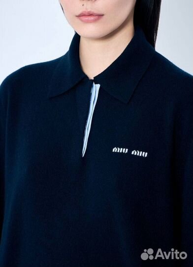 Свитер поло Miu Miu