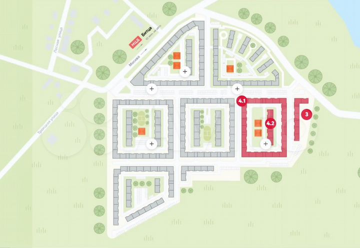 1-к. квартира, 31,8 м², 3/4 эт.