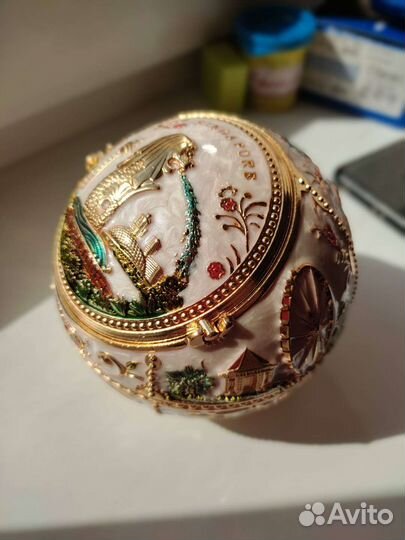 Перламутровая пепельница,шкатулка Сингапур новая