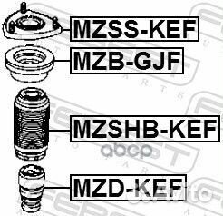 Опора амортизатора mazda 3 13- пер