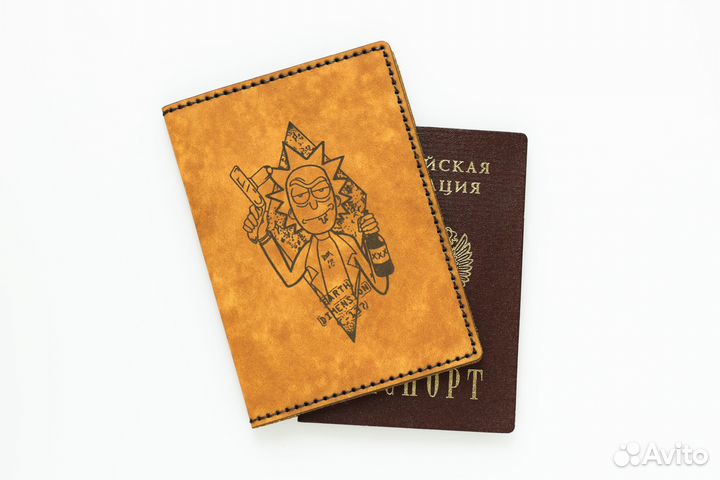 Обложка для паспорта из натуральной кожи