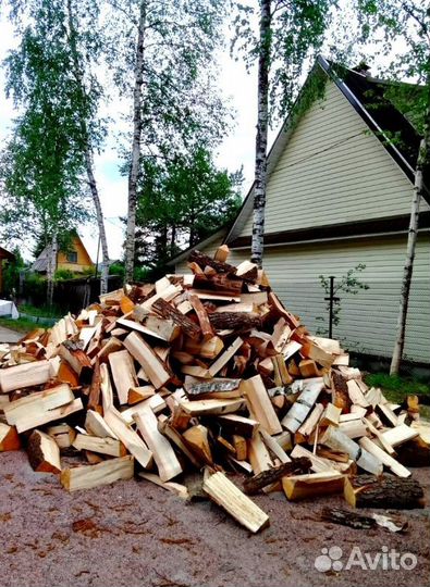 Дрова Береза с доставкой в Выборге