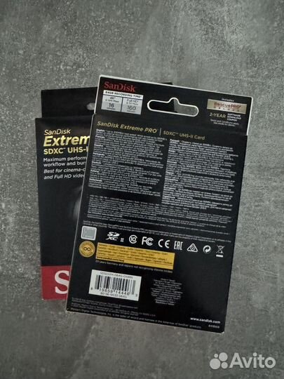 Карта памяти sdhc SanDisk Extreme PRO 64gb/300mb/s