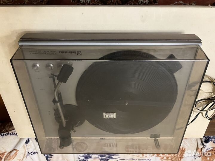 Электропроигрыватель эп-101 стерео + 85 грампласти