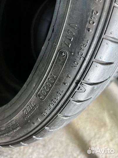 Dunlop SP Sport Maxx 050+ 225/40 R18 и 255/35 R18