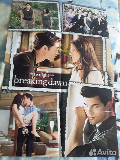 Большой плакат Сумерки и Ханна Монтана