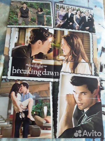 Большой плакат Сумерки и Ханна Монтана