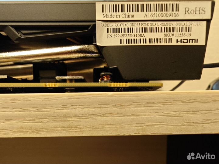 Видеокарта Sapphire rx 470 4gb