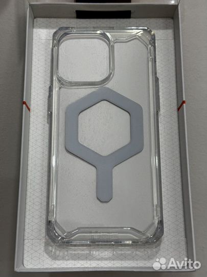 Magsafe Uag Plyo iPhone 15 Pro MAX, Ice/White