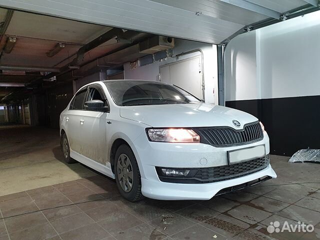 Передняя накладка Skoda Rapid CSR Style