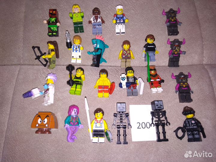 Lego минифигурки из разных серий