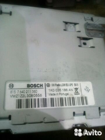 Passat b7 магнитола 1k0035186an