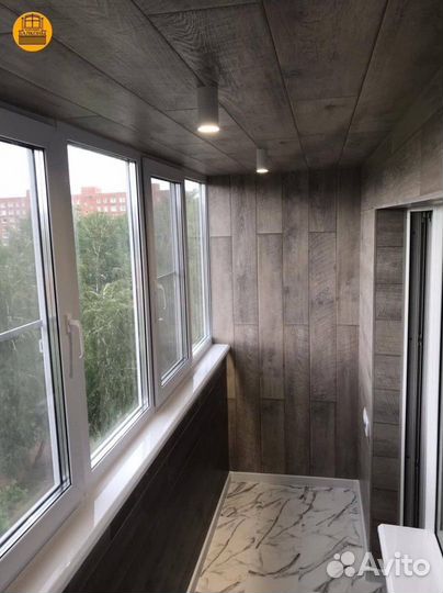 Отделка балконов и лоджий под ключ