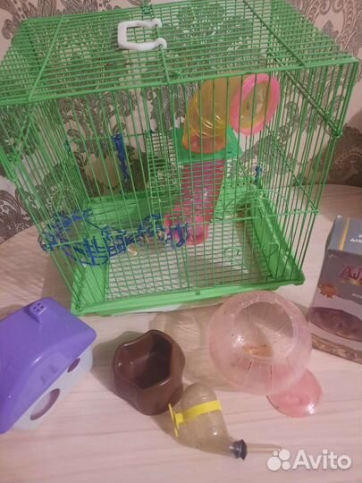 Клетка для грызунов+все необходимое