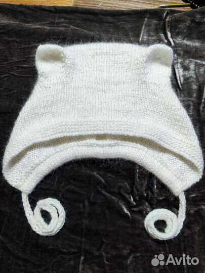 Шапка чепчик с ушками