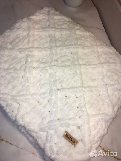 Плед детский вязаный