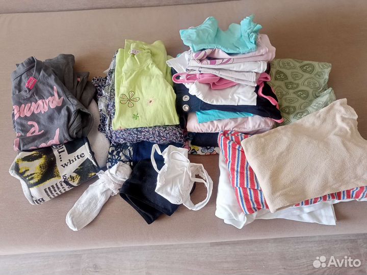 Детские вещи пакетом для девочек 122 128